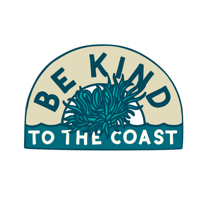Be Kind to the Coast 3.5" Sticker