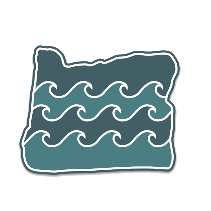 Water Ways - 2.25" Iron-on Patch | Patchmarks Oregon State Parks
