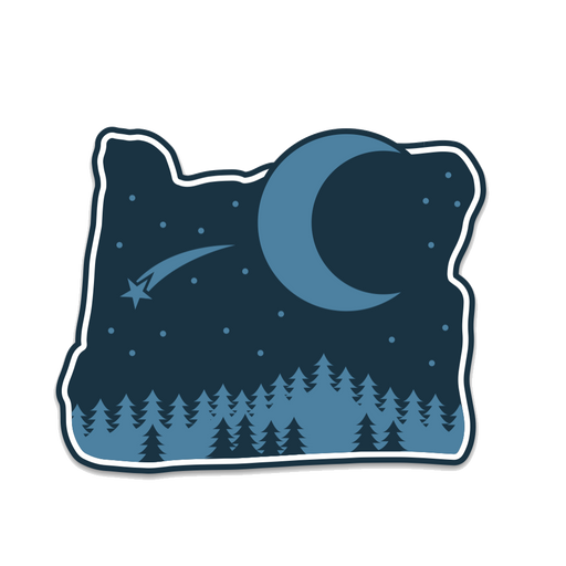 Dark Sky - 3.5" Vinyl Sticker | Patchmarks Oregon State Parks