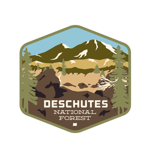 Deschutes National Forest - Sticker | Patchmarks Oregon State Parks