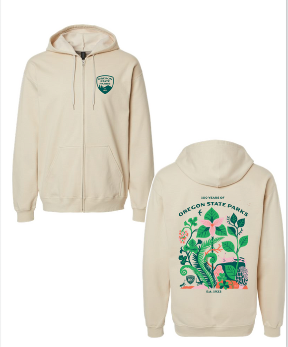 Oregon State Parks x Carson Ellis Zip Hoodie