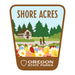 Shore Acres, 3.25” Weatherproof Sticker | Patchmarks Oregon State Parks