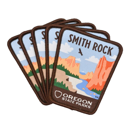 Smith Rock, 2.5” Iron-on Patch | Patchmarks Oregon State Parks