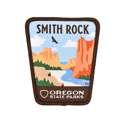Smith Rock, 2.5” Iron-on Patch | Patchmarks Oregon State Parks