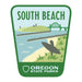 South Beach, 3.25” Weatherproof Sticker | Patchmarks Oregon State Parks