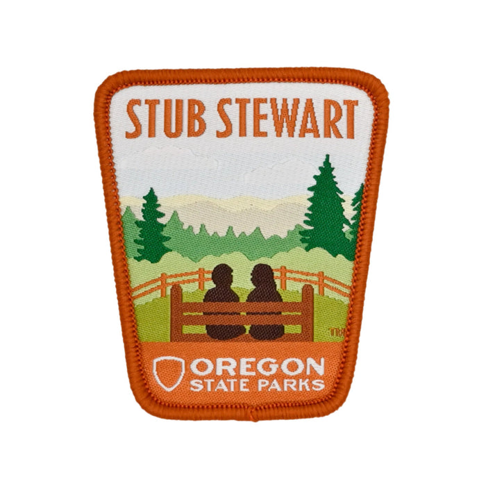 Stub Stewart,  2.5" Iron-on Patch | Patchmarks Oregon State Parks