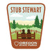 Stub Stewart, 3.25” Weatherproof Sticker | Patchmarks Oregon State Parks