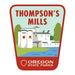 Thompson's Mills, 3.25” Weatherproof Sticker | Patchmarks Oregon State Parks