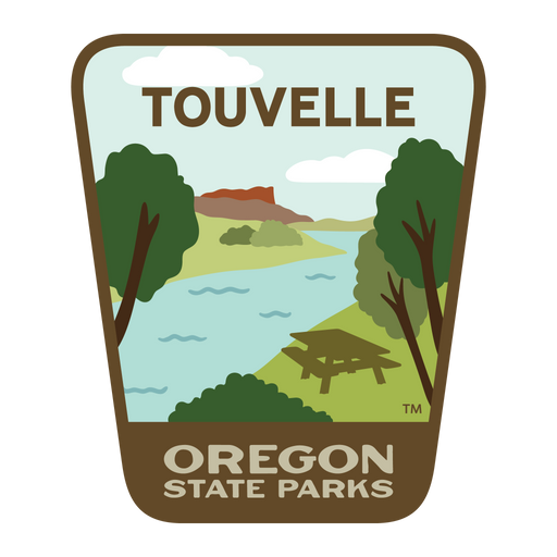 Touvelle, 3.25” Weatherproof Sticker | Patchmarks Oregon State Parks