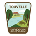Touvelle, 3.25” Weatherproof Sticker | Patchmarks Oregon State Parks