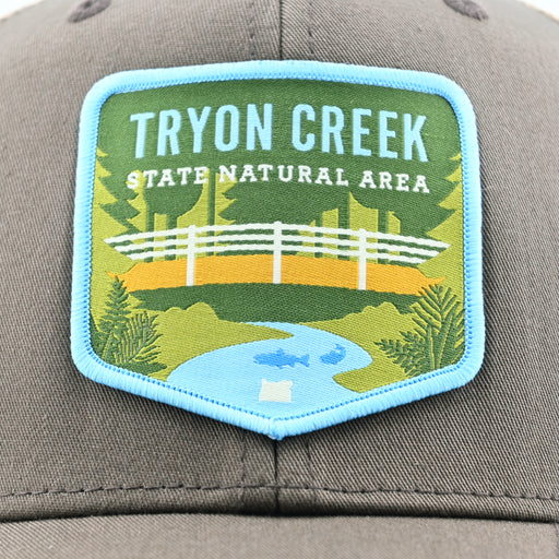 Tryon Creek Bridge Trucker Hat | Patchmarks Oregon State Parks