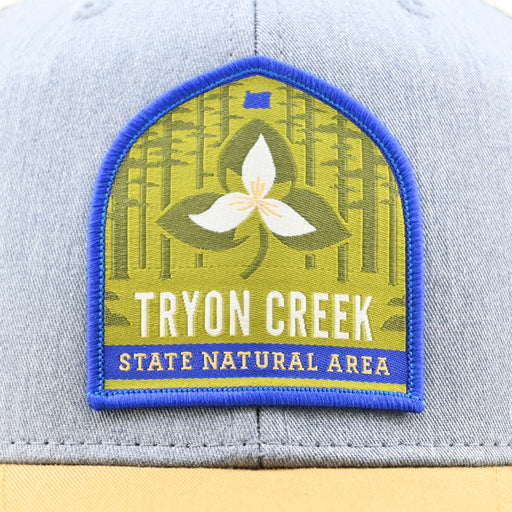 Tryon Creek Trillium Trucker Hat | Patchmarks Oregon State Parks