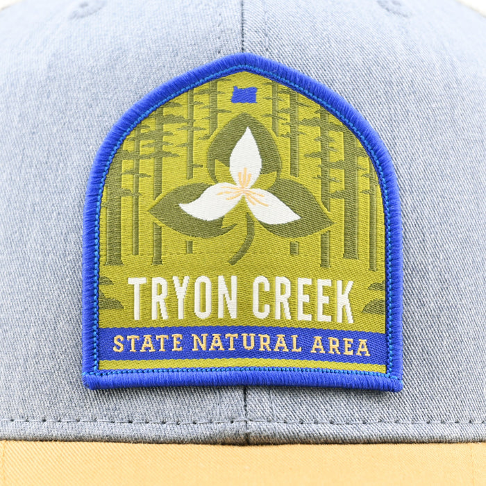 Tryon Creek Trillium Trucker Hat | Patchmarks Oregon State Parks