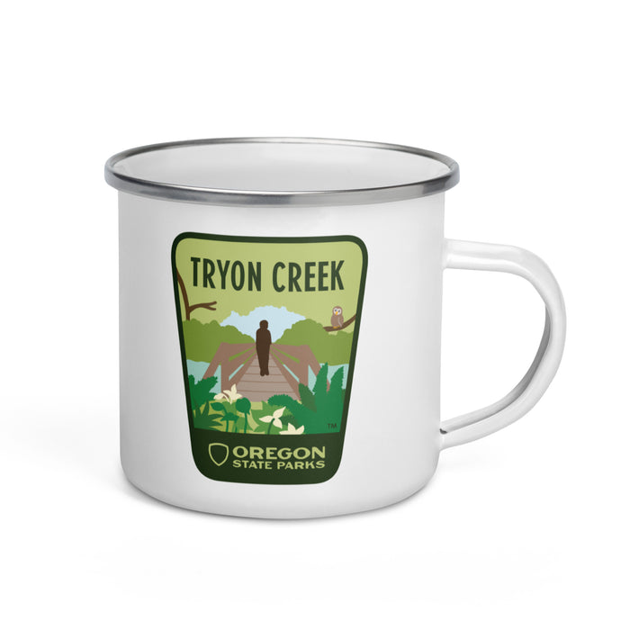 Tryon Creek Mug, 12oz | Patchmarks Oregon State Parks