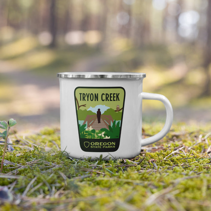 Tryon Creek Mug, 12oz | Patchmarks Oregon State Parks
