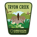 Tryon Creek, 3.25” Weatherproof Sticker | Patchmarks Oregon State Parks