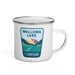 Wallowa Lake Enamel Mug, 12oz | Patchmarks Oregon State Parks