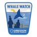 Whale Watch, 3.25” Weatherproof Sticker | Patchmarks Oregon State Parks