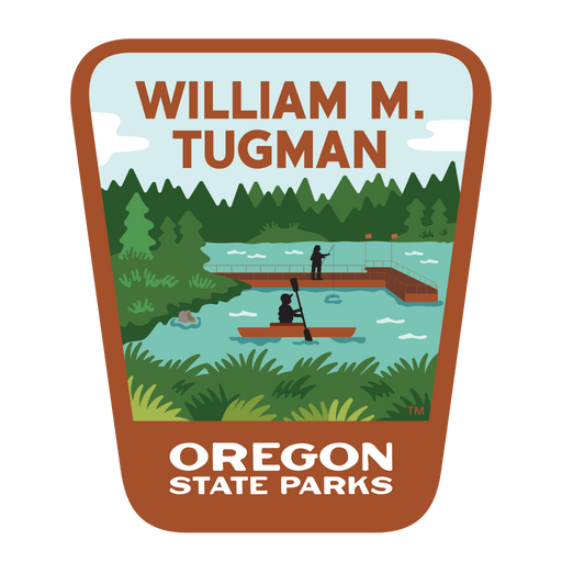 William Tugman, 3.25” Weatherproof Sticker | Patchmarks Oregon State Parks