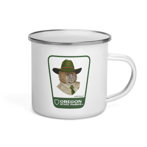 Beaver Mug, 12oz | Patchmarks Oregon State Parks