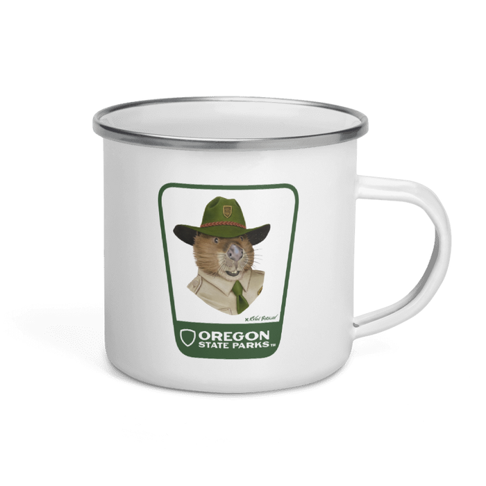 Beaver Mug, 12oz | Patchmarks Oregon State Parks