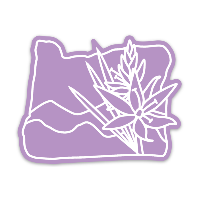 Camas Lily - 3.5" Vinyl Sticker | Patchmarks Oregon State Parks