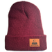 CCC - Burgundy Waffle Beanie | Patchmarks Oregon State Parks