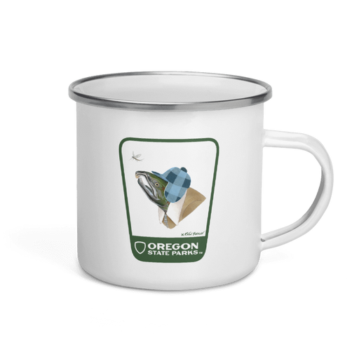 Coho Salmon Mug, 12oz | Patchmarks Oregon State Parks