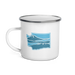 Washington Elements Cascades, Enamel Mug, 12oz | Patchmarks Oregon State Parks