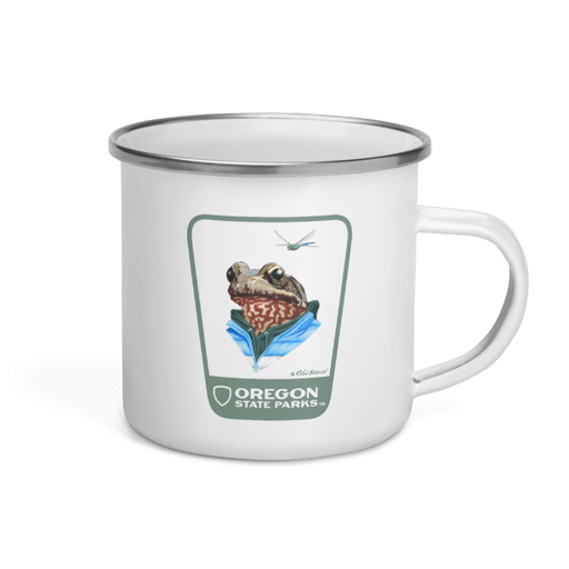 Oregon Spotted Frog Mug, 12oz | Patchmarks Oregon State Parks