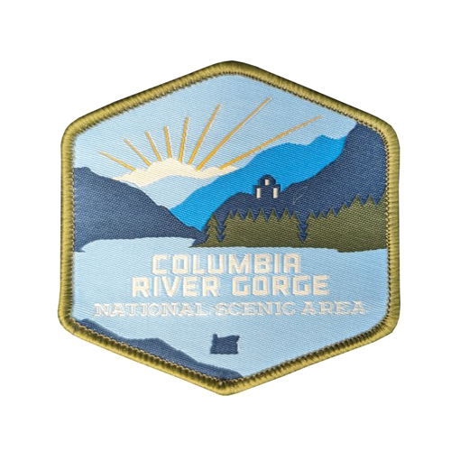 Columbia River Gorge, Iron-on Patch | Patchmarks Oregon State Parks