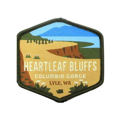 Heartleaf Bluffs 2.5" Patch (NEW!) | Patchmarks Oregon State Parks
