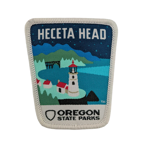 Heceta Head, 2.5" Iron-on Patch | Patchmarks Oregon State Parks