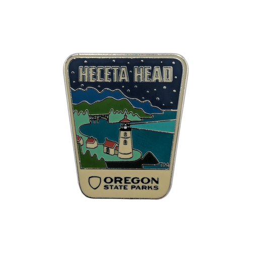 Heceta Head Enamel Pin | Patchmarks Oregon State Parks