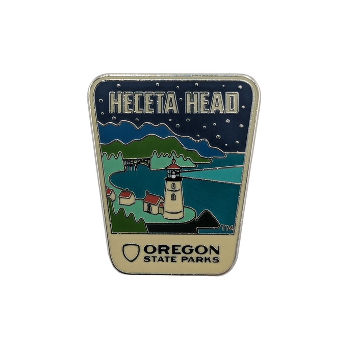 Heceta Head Enamel Pin | Patchmarks Oregon State Parks