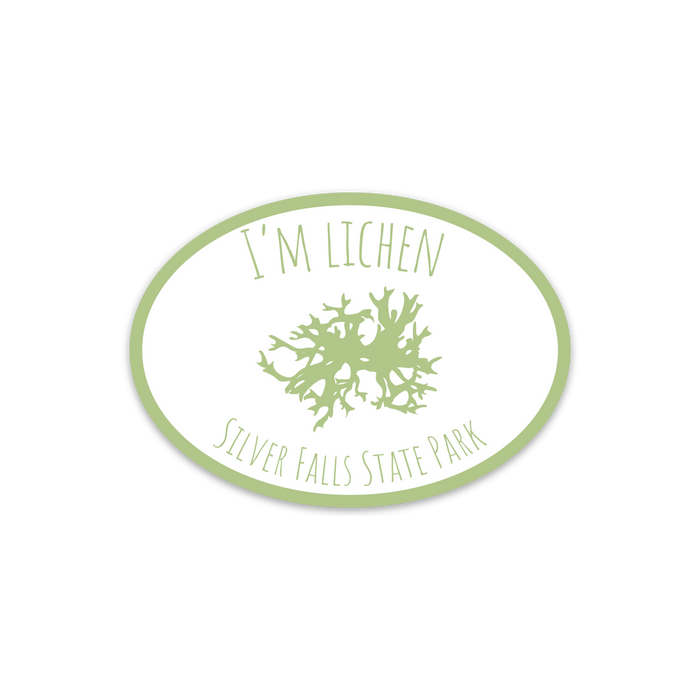 I'm Lichen Silver Falls -  Enamel Pin | Patchmarks Oregon State Parks