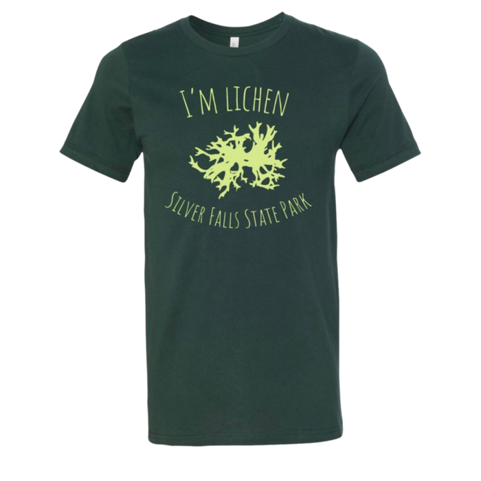 I'm Lichen Silver Falls T-Shirt | Patchmarks Oregon State Parks