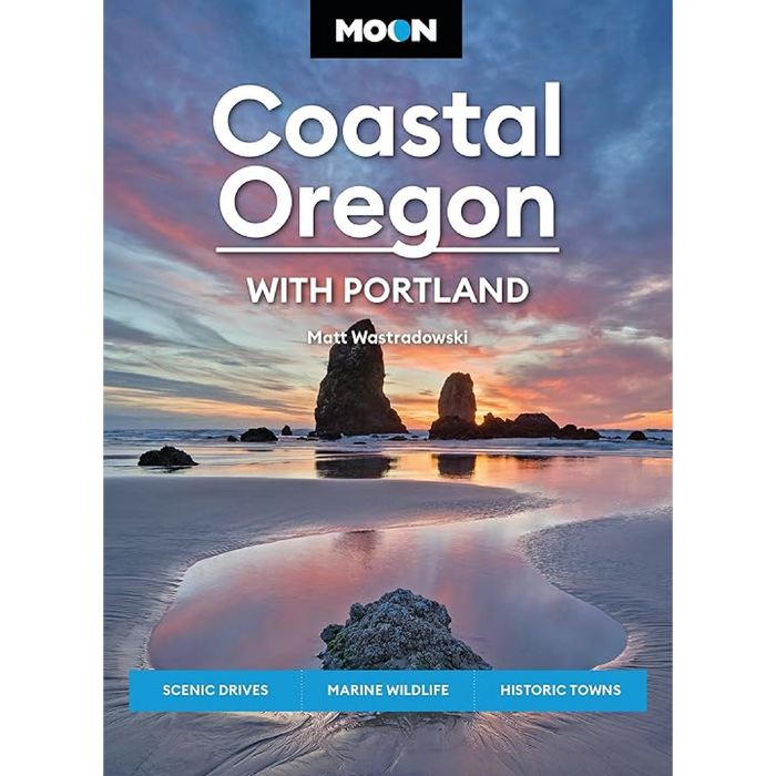 *NEW* Moon Coastal Oregon, by Matt Wastradowski - Autographed Copy | Patchmarks Oregon State Parks