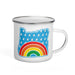Oregon Elements Rainbow, Enamel Mug, 12oz | Patchmarks Oregon State Parks