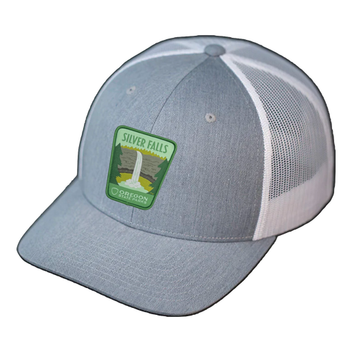 Silver Falls Trucker Hats | Patchmarks Oregon State Parks