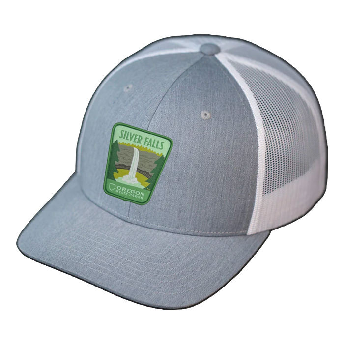 Silver Falls Trucker Hats | Patchmarks Oregon State Parks