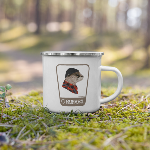River Otter Mug, 12oz | Patchmarks Oregon State Parks