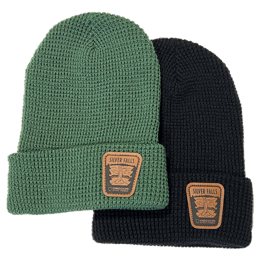 Silver Falls Waffle Beanie | Patchmarks Oregon State Parks