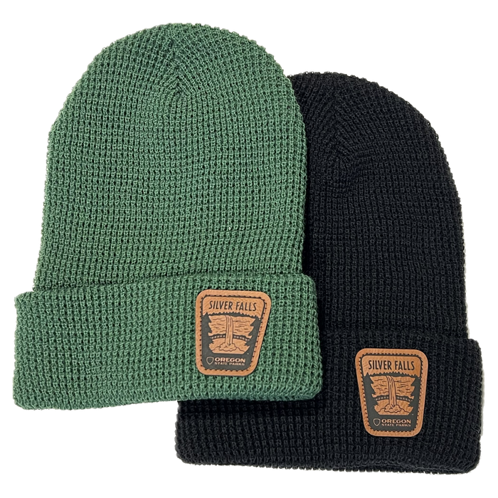 Silver Falls Waffle Beanie | Patchmarks Oregon State Parks