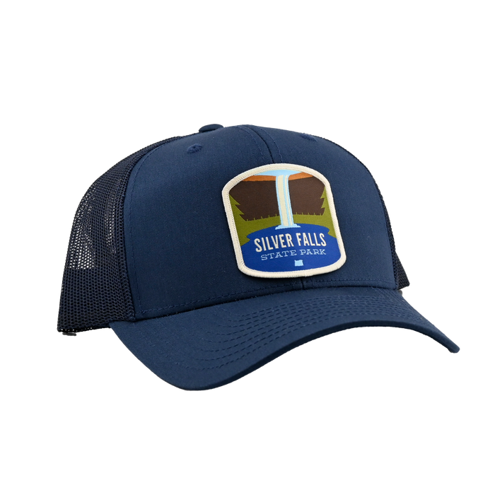 Silver Falls Classic Trucker Hat | Patchmarks Oregon State Parks