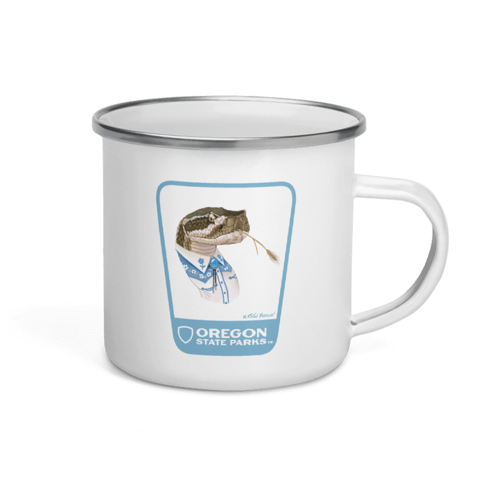 Western Rattlesnake Mug, 12oz | Patchmarks Oregon State Parks