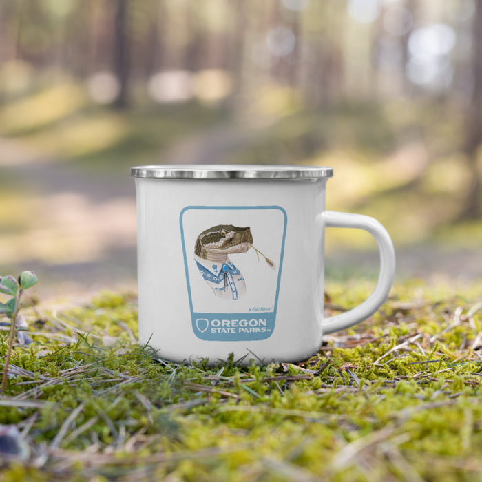 Western Rattlesnake Mug, 12oz | Patchmarks Oregon State Parks