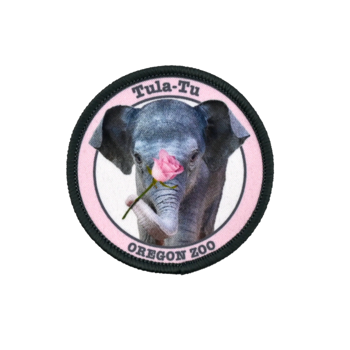 Tula-Tu, Oregon Zoo, Iron-on Patch | Patchmarks Oregon State Parks