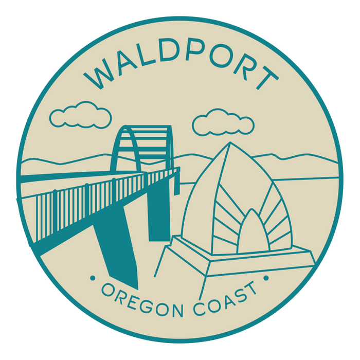 Waldport 3.25" Sticker