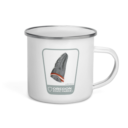 Gray Whale Mug, 12oz | Patchmarks Oregon State Parks